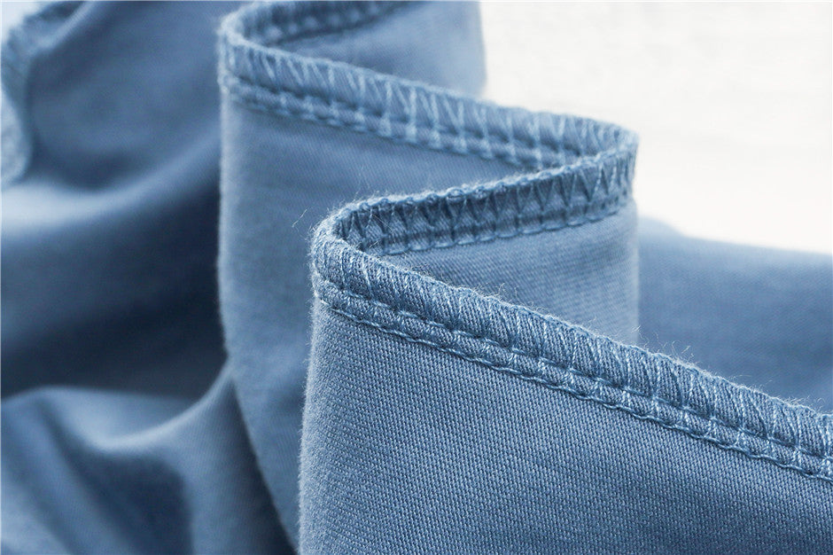 Camiseta Masculina de Algodão Com Gola V - Loja2