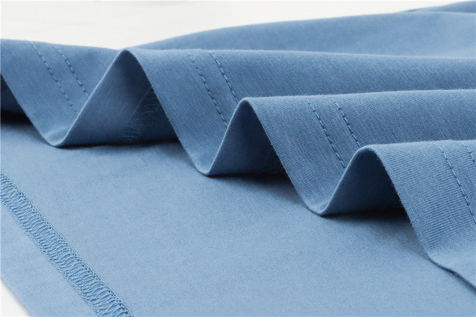 Camiseta Masculina de Algodão Com Gola V - Loja2