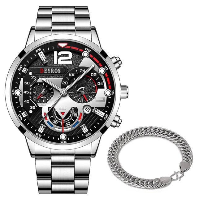 Relógio Masculino Luxury + Brinde - Loja2