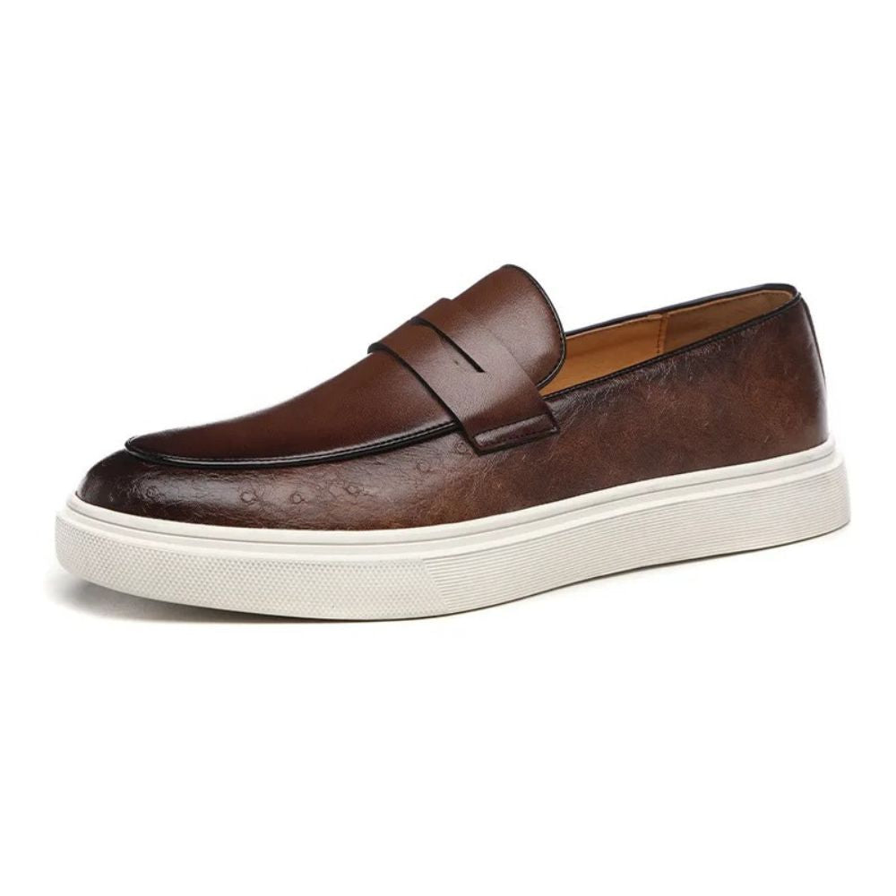 Mocassim Slip On Masculino de Couro Reine - Loja2