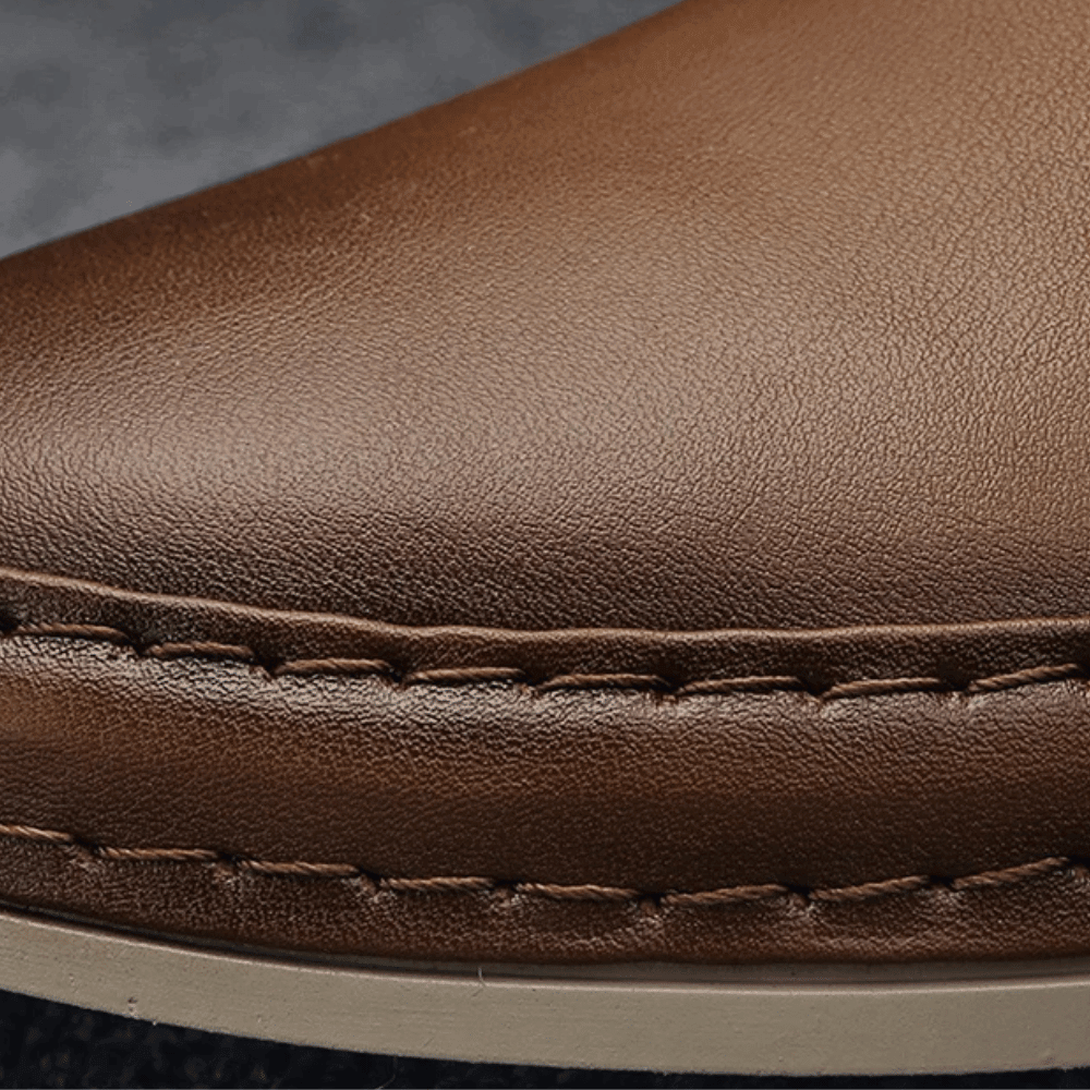 Mocassim Dockside Masculino de Couro Paolo - Loja2