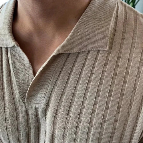 camisa Polo de algodão canelado - Loja2