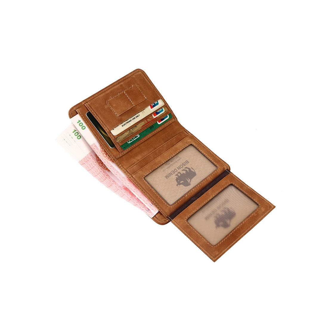 Carteira Masculina Couro Legítimo Vintage - Loja2