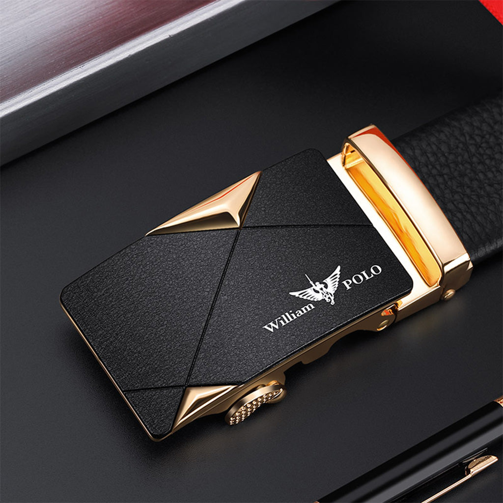 Cinto Automático Masculino de Couro- Modelo Slide - Loja2