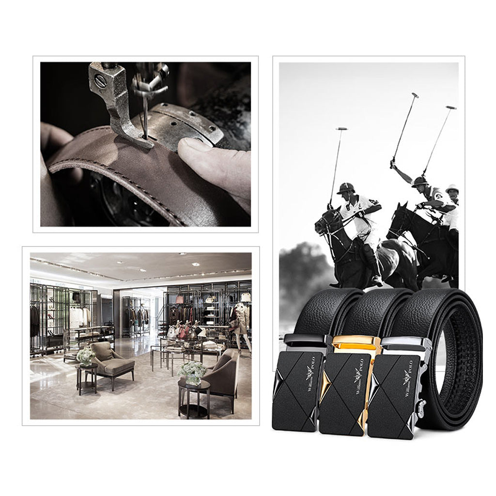 Cinto Automático Masculino de Couro- Modelo Slide - Loja2