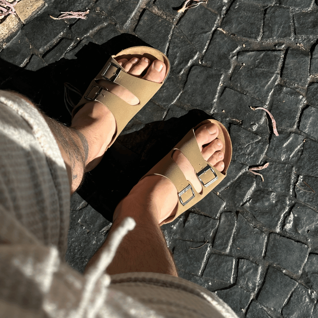 Sandália Birken de Couro Arizona - Loja2