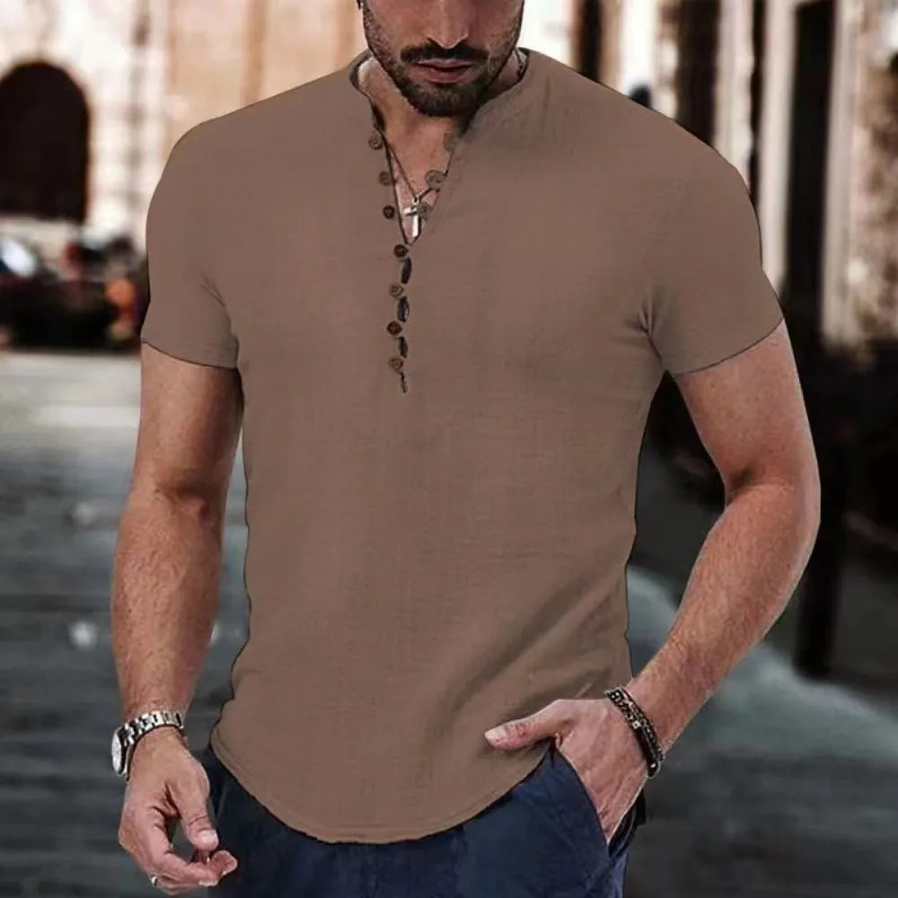 Camisa masculina de Botão - Loja2