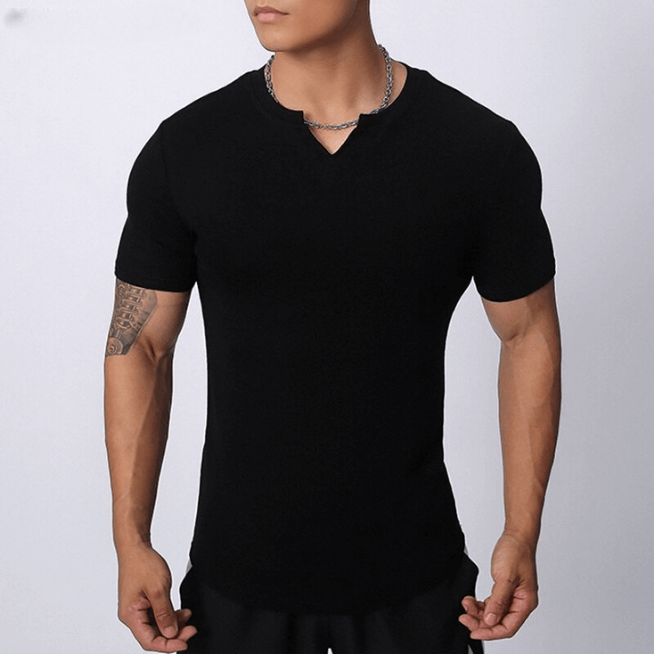 Camiseta Com Gola em V Eliten - Loja2