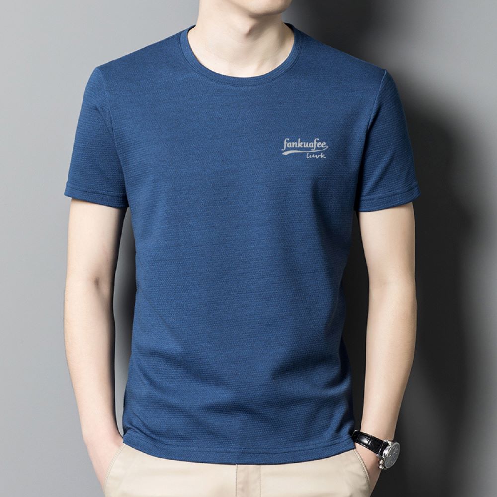 Camiseta Masculina de Algodão Básica Fonku - Loja2