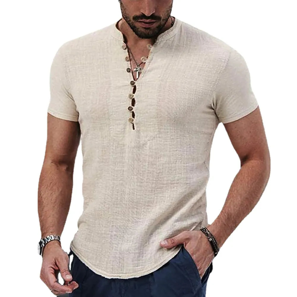 Camisa masculina de Botão - Loja2