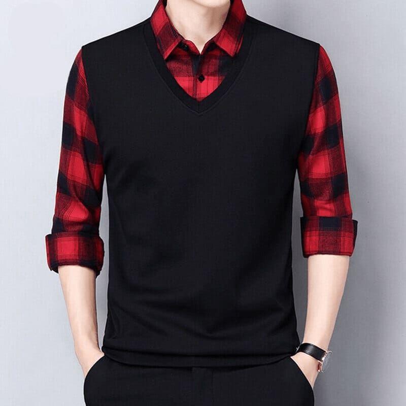 colete masculino + camisa tricot - Loja2