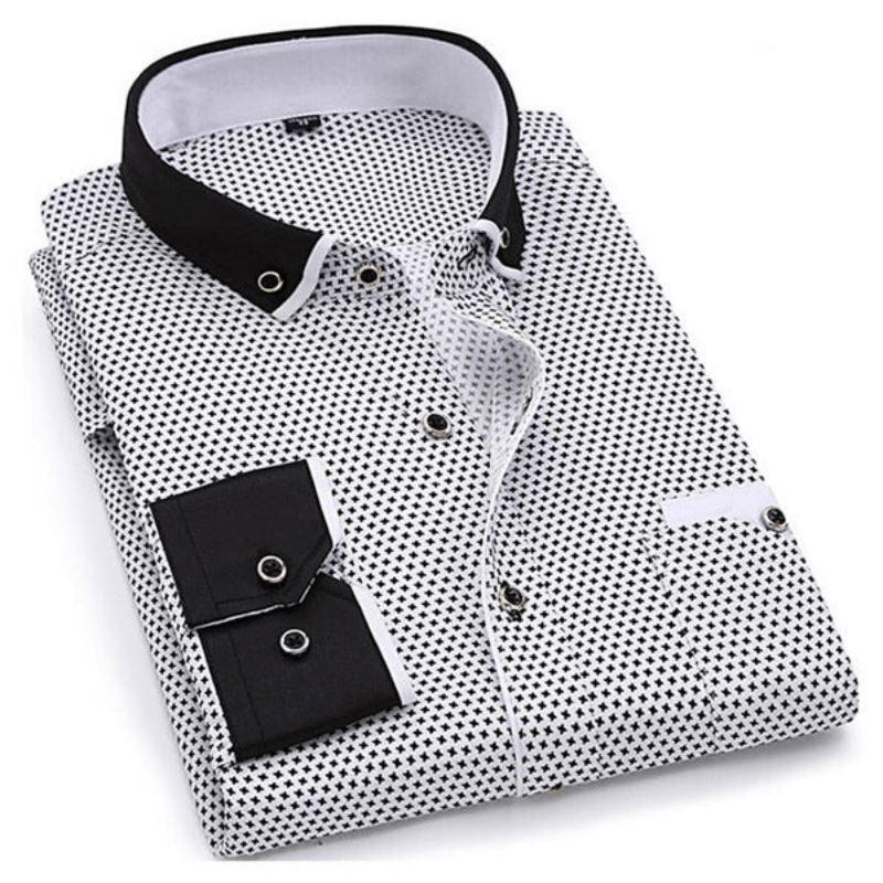Camisa Social Masculina Com Bolso - Loja2