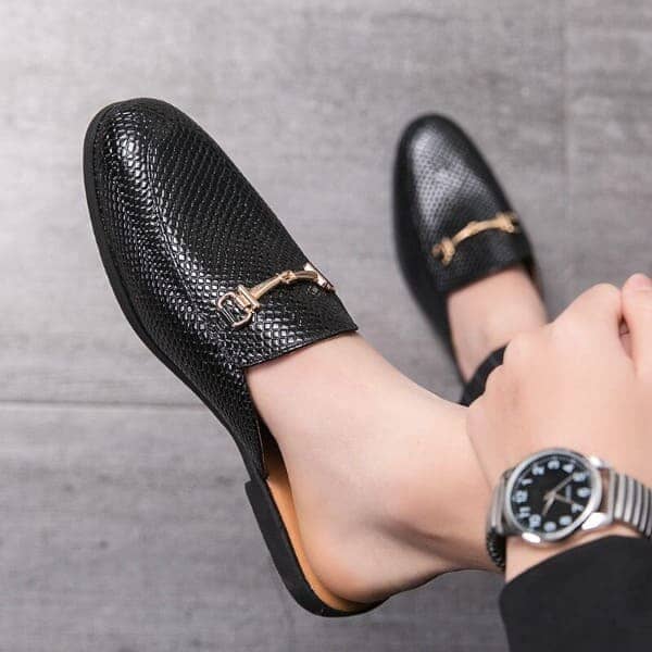 Mule Masculino Kiev Em Couro - Loja2