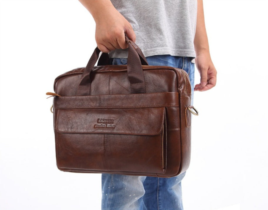 Bolsa couro Masculina FC057 - Loja2