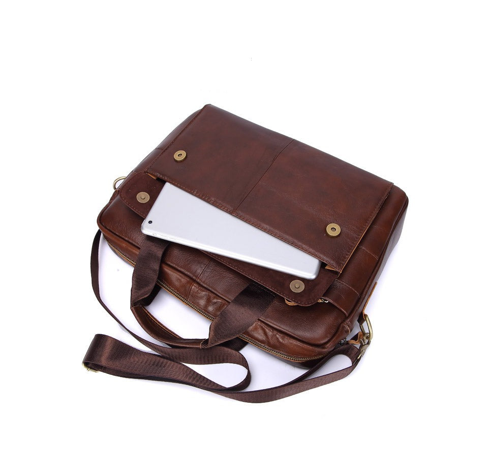 Bolsa couro Masculina FC057 - Loja2