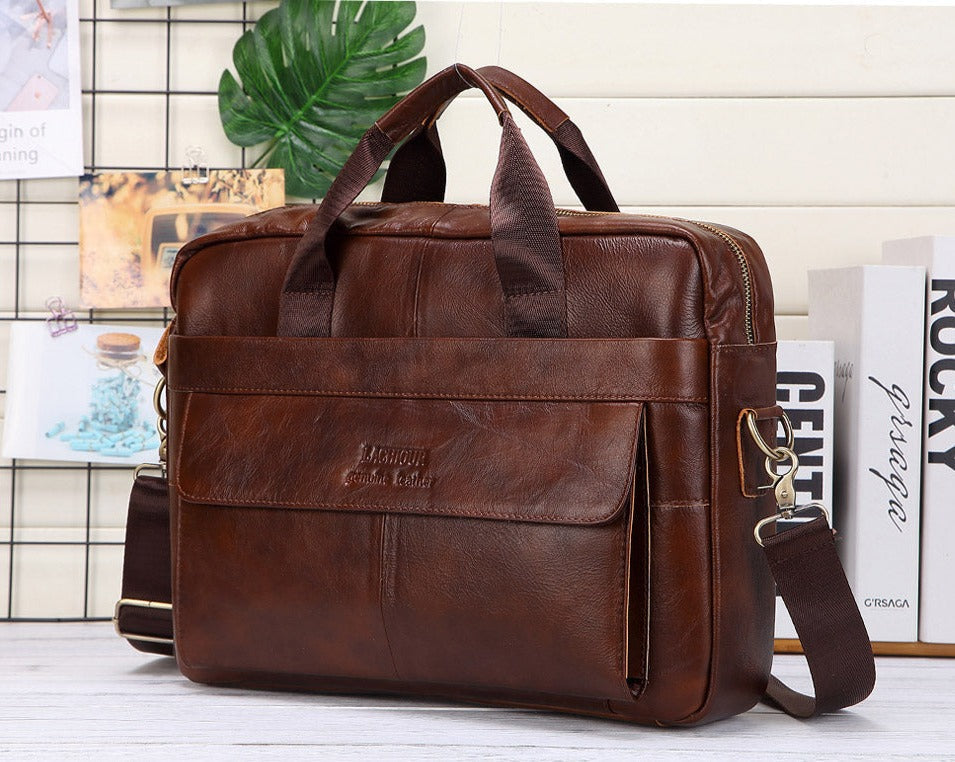 Bolsa couro Masculina FC057 - Loja2