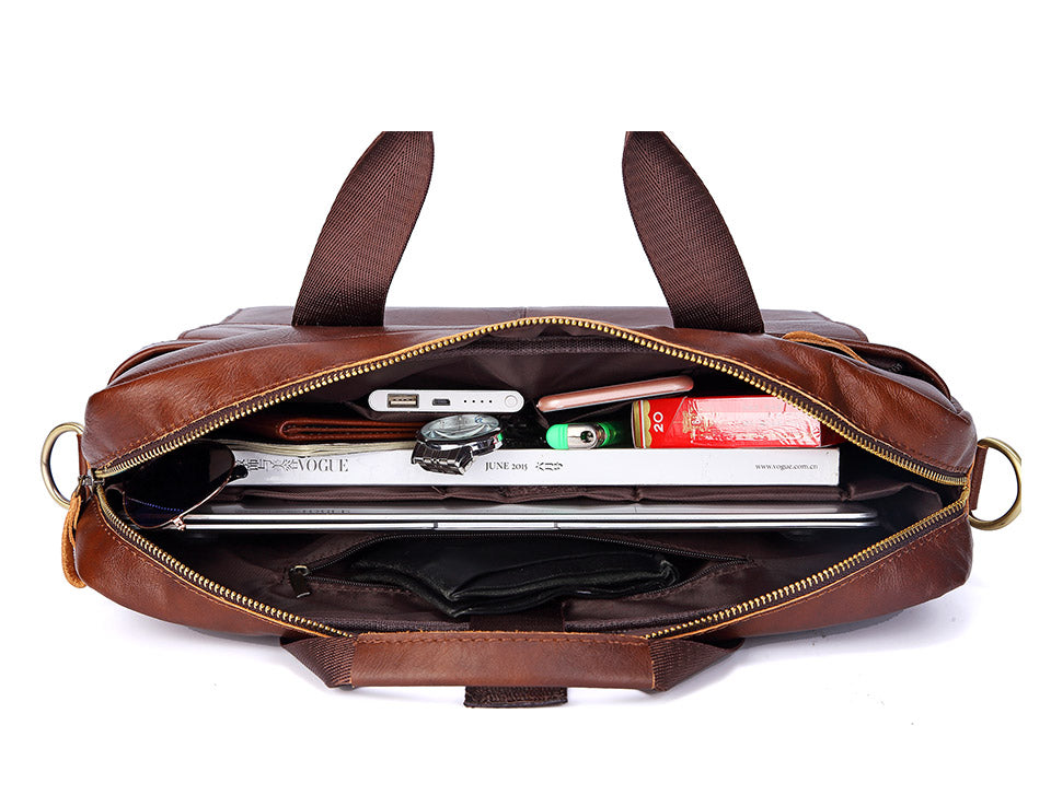 Bolsa couro Masculina FC057 - Loja2