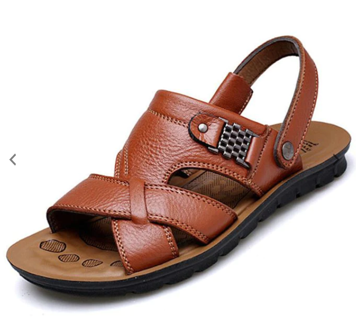 Sandália de Couro Masculina Island - Loja2