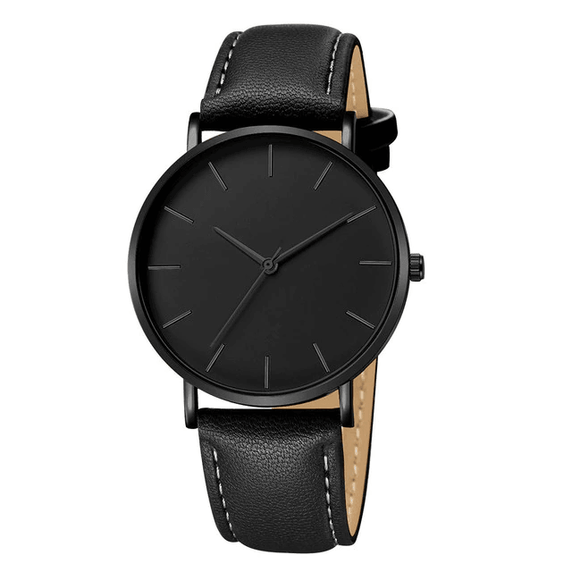 Relógio Masculino Minimalista Couro - Loja2
