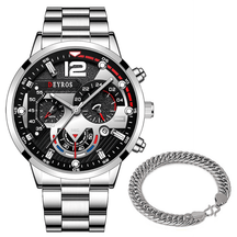 Relógio Masculino Luxury + Brinde - Loja2