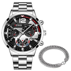 Relógio Masculino Luxury + Brinde - Loja2