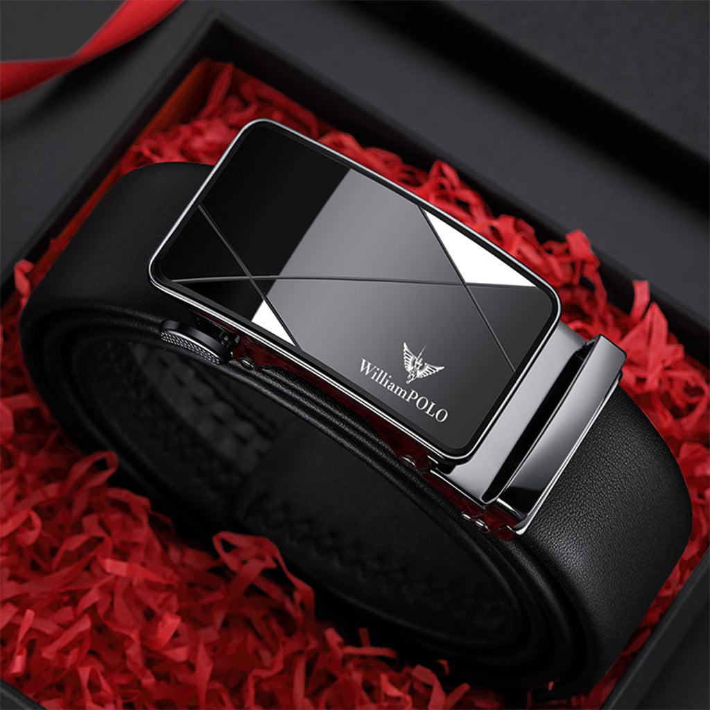 Cinto Automático Masculino de Couro Leather - Loja2