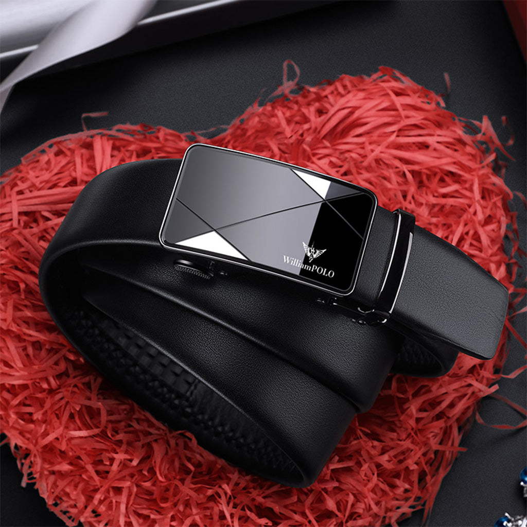 Cinto Automático Masculino de Couro Leather - Loja2