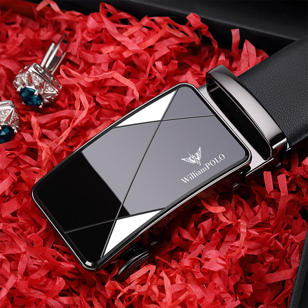 Cinto Automático Masculino de Couro Leather - Loja2