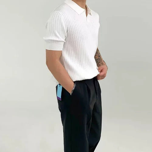 camisa Polo de algodão canelado - Loja2