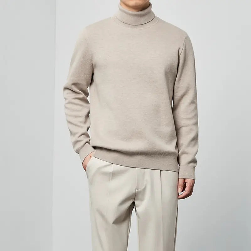 Suéter Masculino Tricô Gola Alta - Loja2