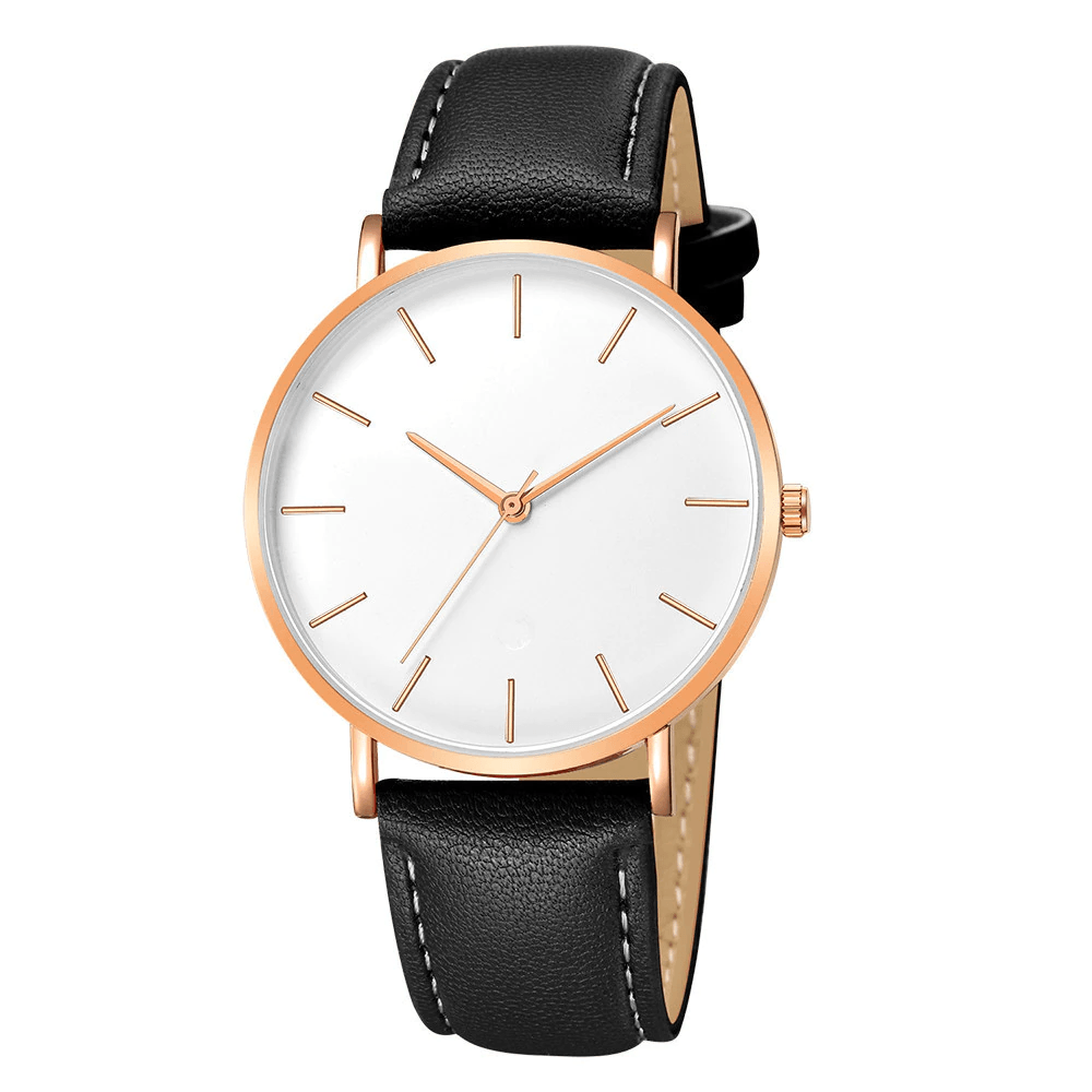 Relógio Masculino Minimalista Couro - Loja2