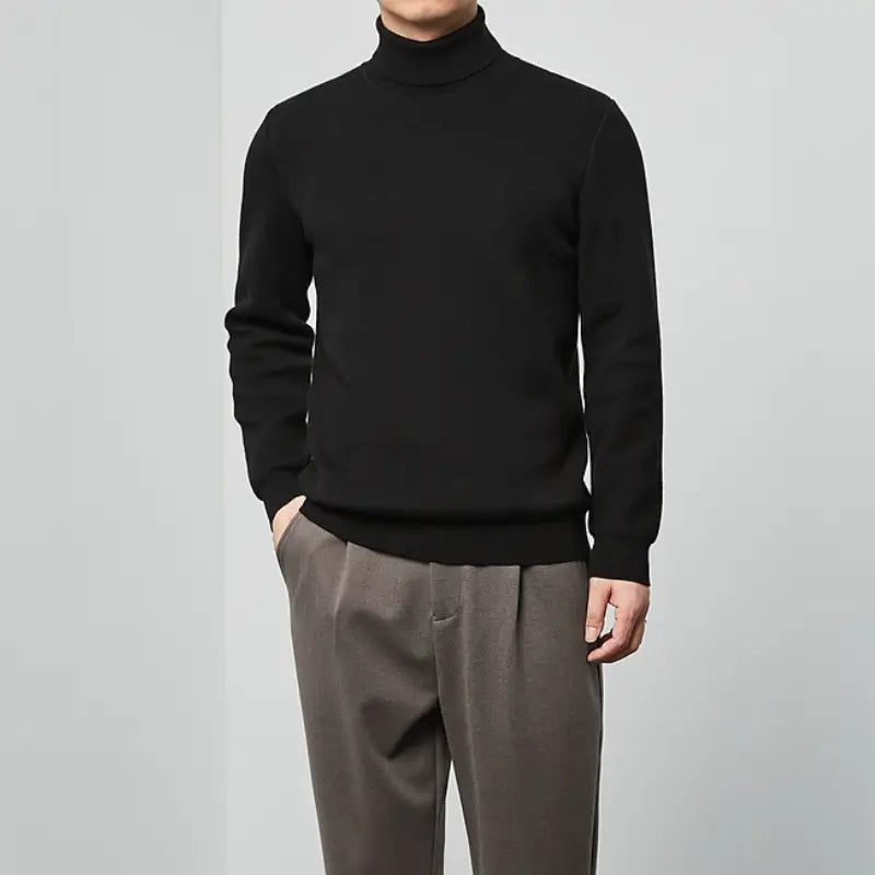 Suéter Masculino Tricô Gola Alta - Loja2