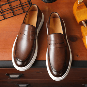 Mocassim Slip On Masculino de Couro Reine - Loja2