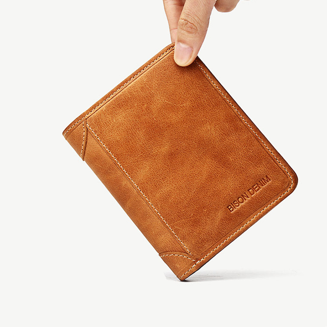 Carteira Masculina Couro Legítimo Vintage - Loja2