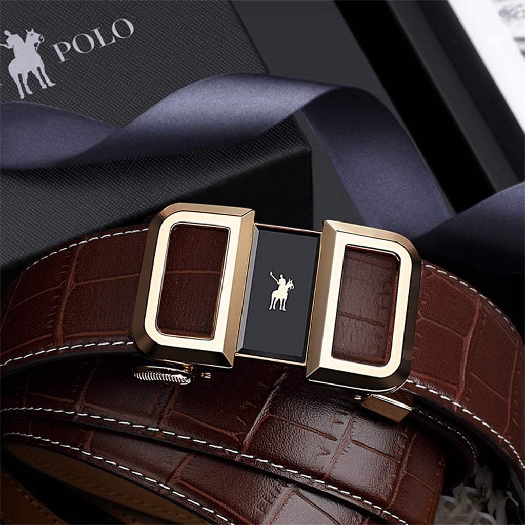 Cinto Automático Masculino de Couro-Modelo Pioneiro - Loja2