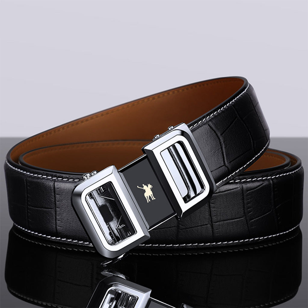 Cinto Automático Masculino de Couro-Modelo Pioneiro - Loja2