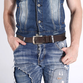 Cinto Fivela Masculino de Couro - Modelo Alpha - Loja2