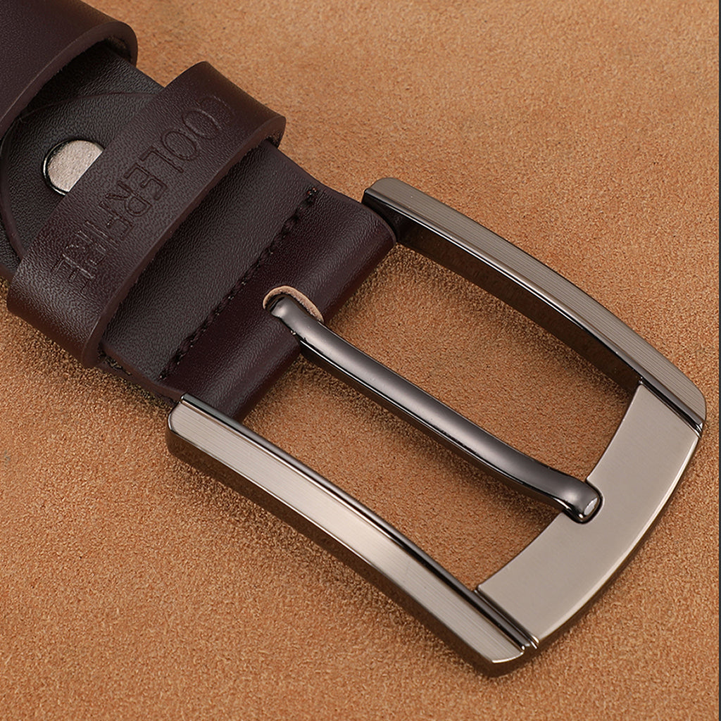 Cinto Fivela Masculino de Couro - Modelo Alpha - Loja2