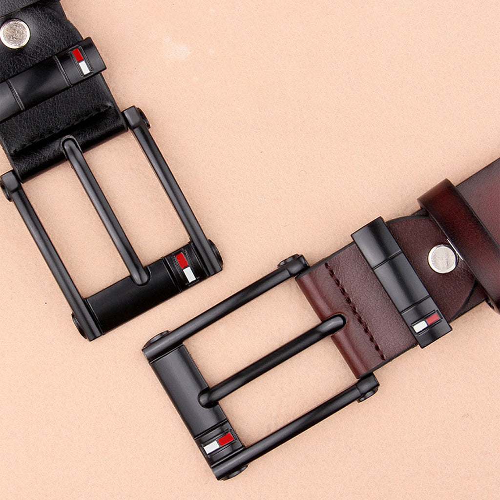 Cinto Fivela Masculino de Couro-Modelo London - Loja2