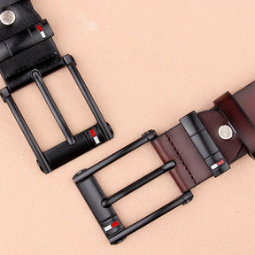 Cinto Fivela Masculino de Couro-Modelo London - Loja2