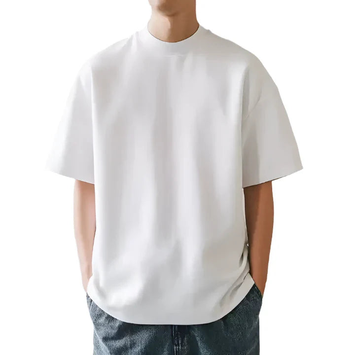 Camiseta Sólida Refinada - Loja2