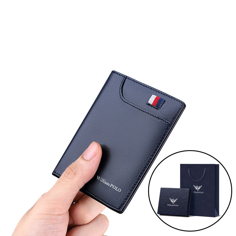 Carteira de Couro Slim Willian Polo - Loja2