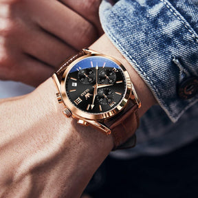 Relógio Masculino de Couro - Loja2