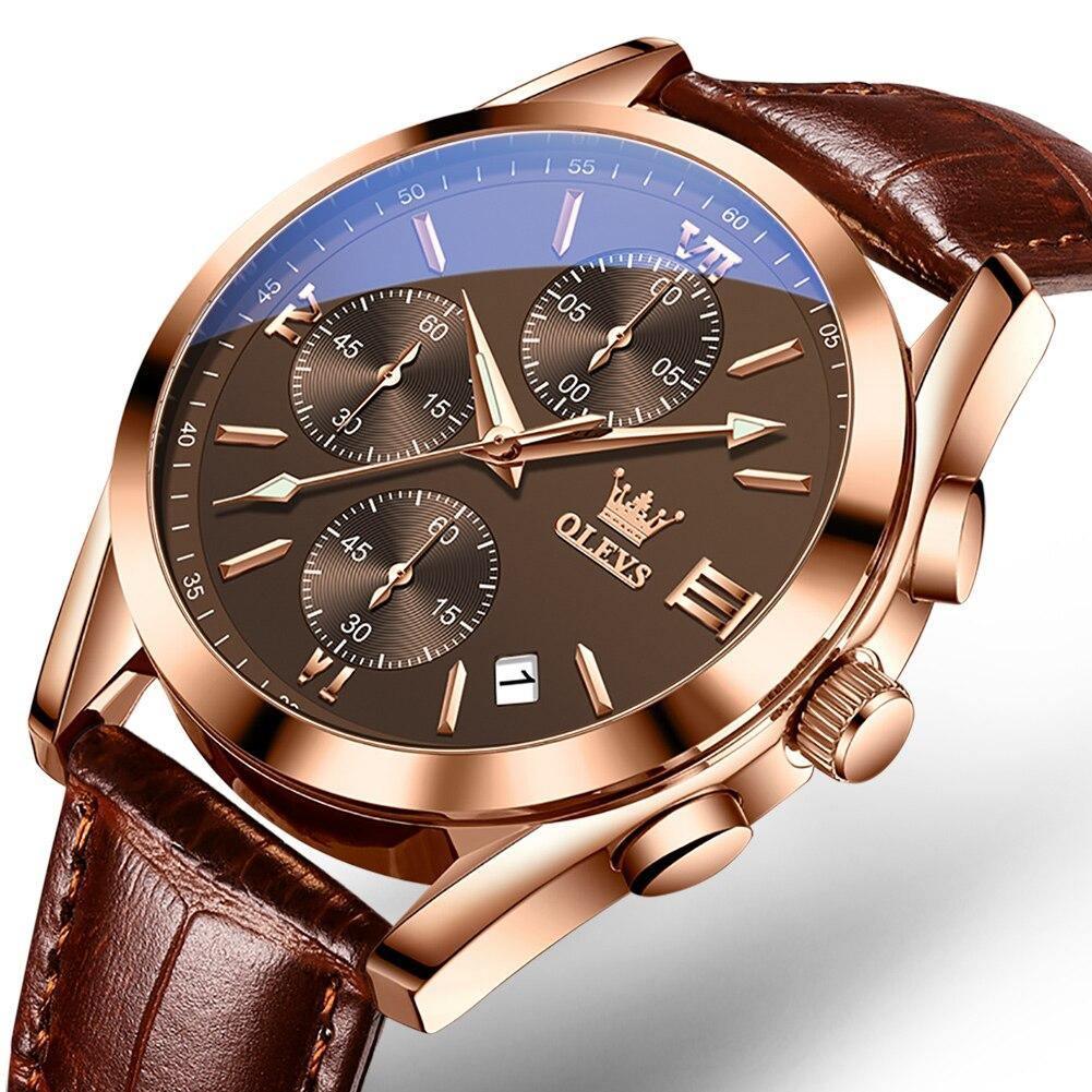 Relógio Masculino de Couro - Loja2