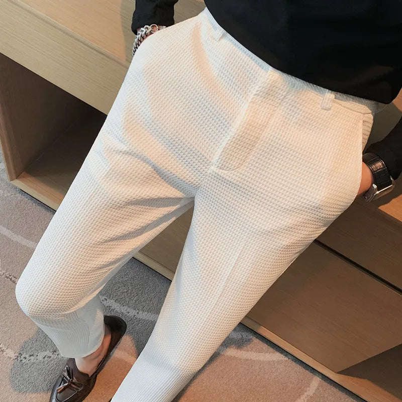 Calça Alfaiataria Elegância Waffle - Loja2