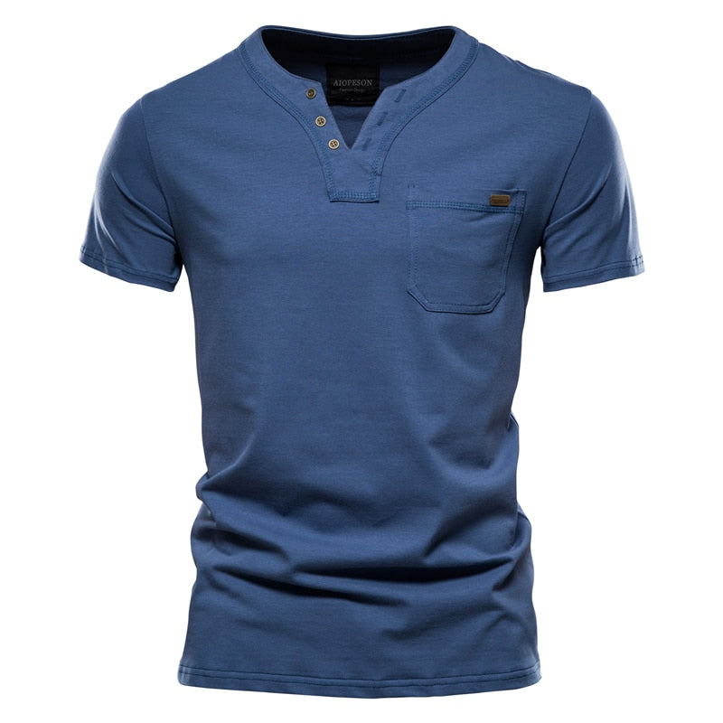 Camiseta Masculina com Gola em V Imperial - Loja2
