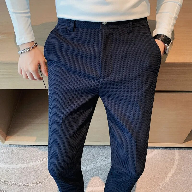 Calça Alfaiataria Elegância Waffle - Loja2