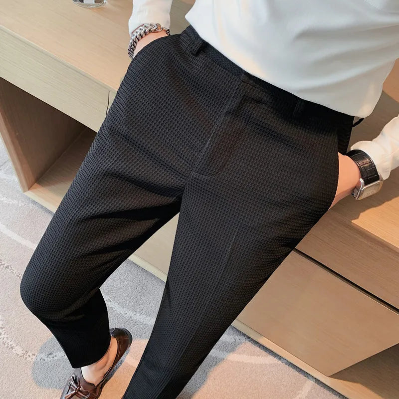 Calça Alfaiataria Elegância Waffle - Loja2