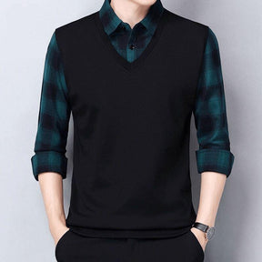 colete masculino + camisa tricot - Loja2