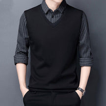 colete masculino + camisa tricot - Loja2